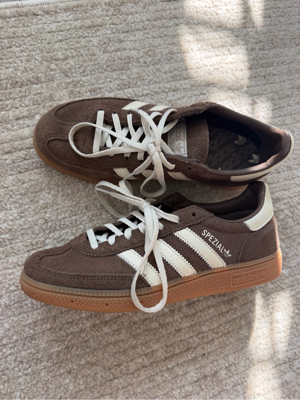 adidas Brown Suede Spezial Sneakers